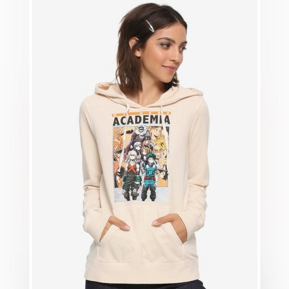 Hot Topic Tops - Hot Topic My Hero Academia Graphic One For All Hooded Sweatshirt L/XL